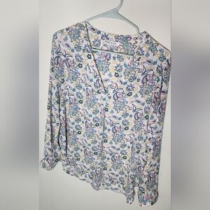 Rose & Olive Floral Blouse
